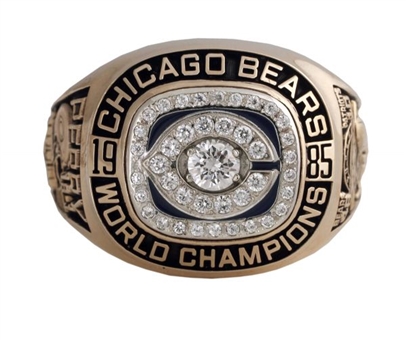 Chicago Bears Super Bowl XX Extrememly Large Salesman Sample Ring - William Perry